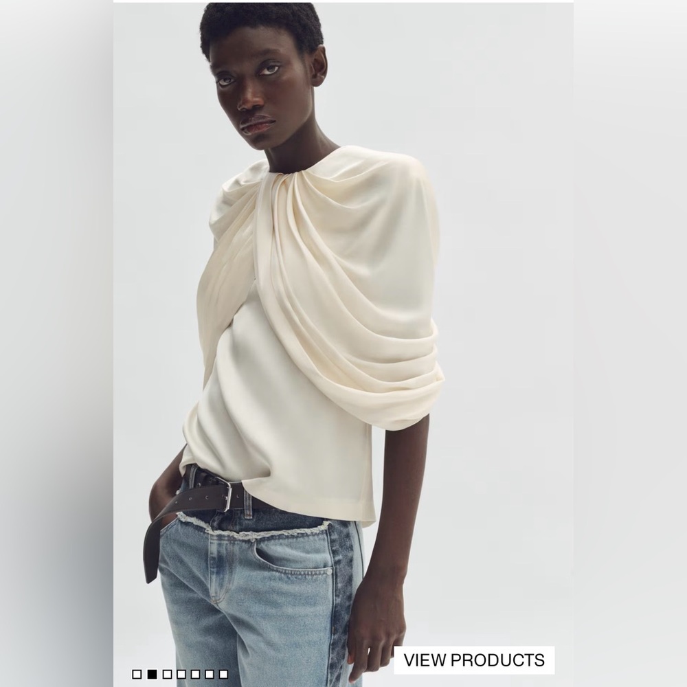 Stella McCartney x H&M Draped Cape Satin To
